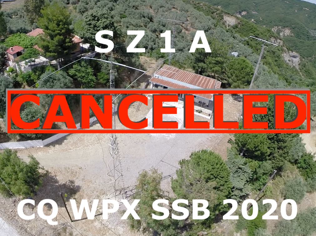 SZ1A CQ WPX SSB CONTEST 2020 CANCELLED