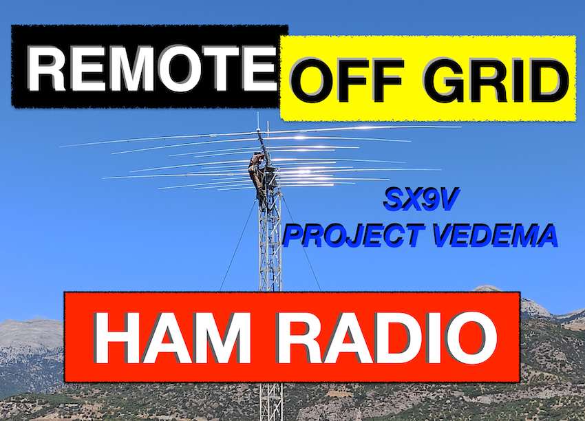 Project Vedema SX9V Remote Off Grid Ham Radio