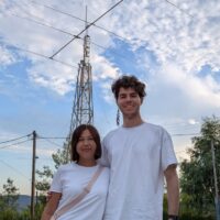 Panagiotis Konstantatos - DL6PS and Samara Baatyrbek Kyzy - DO1SCS